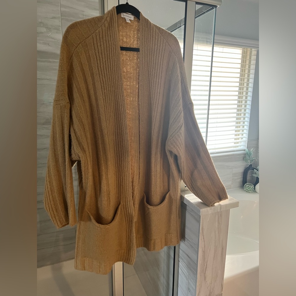 TopShop Camel Cardigan